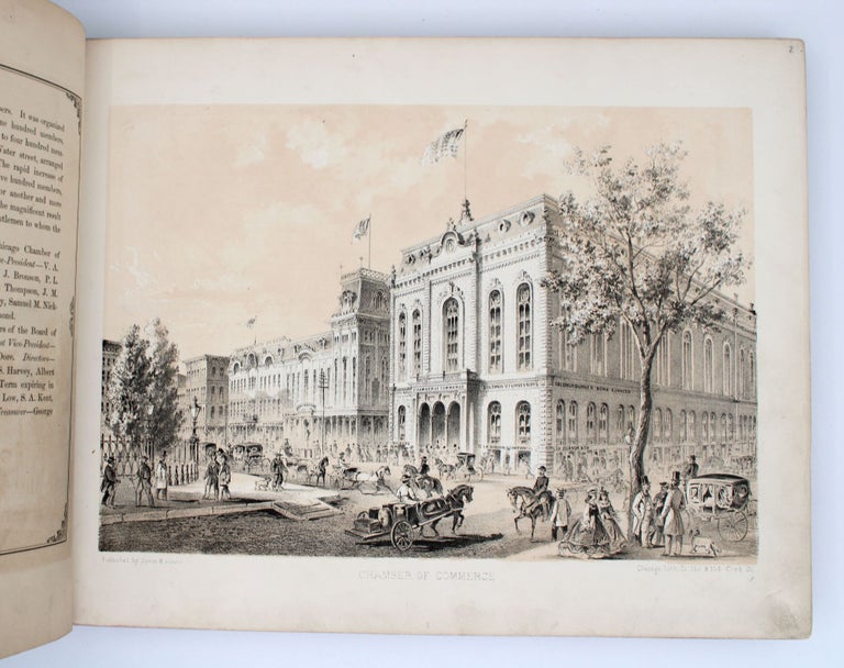 Chicago Illustrated. 1830. 1866. Literary Description by James W. Sheahan Esq. Illustrations by... (5/17)