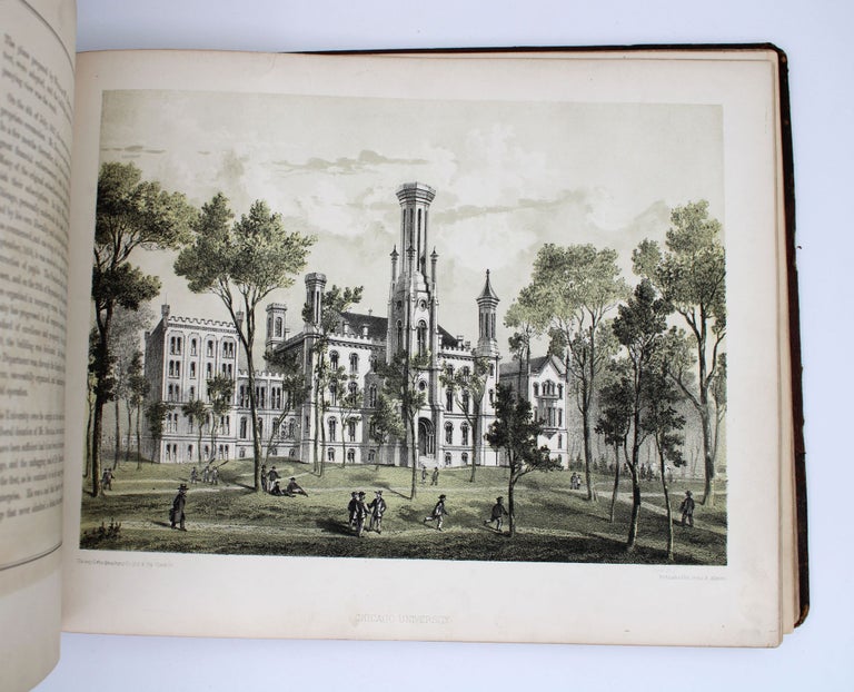 Chicago Illustrated. 1830. 1866. Literary Description by James W. Sheahan Esq. Illustrations by... (8/17)