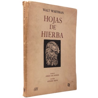 Item #333071 Hoja de Hierba [Leaves of Grass]. Jorge Luis Borges, Walt Whitman, Joge Luis BORGES