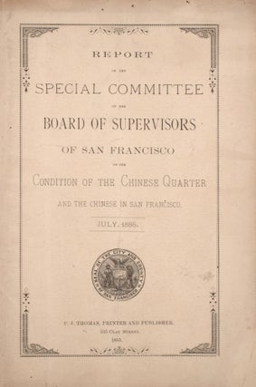 Item #333147 Report of the Special Committee of the Board of Supervisors of San Francisco on the...