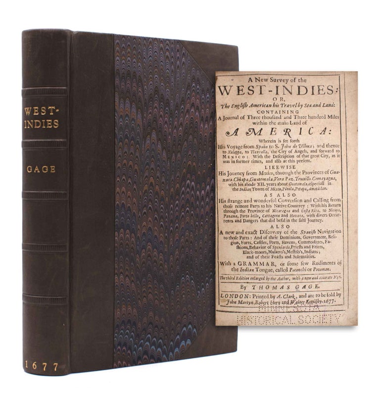 The New Survey of the West-Indies: Or, The English American his Travel by Sea and Land: Containing A Journal of Three Thousand and Three Hundred Miles within the main Land of America: Wherein is set forth His Voyage from Spain to St. John de Vihna; and thence to Xalappa, to Tlaxcall, the City of Angels, and forward to Mexico: With a Description of that Great City, as it was in former times, and also at this present. Likewise His Journey from Mexico... As Also His Strange and Wonderful Conversion and Calling from Those Remote Parts... With a Grammar, or Some Rudiments of the Indian Tongue, called Poconchi or Pocoman. The Third Edition. Enlarged by the Author, with a New and Accurate Map