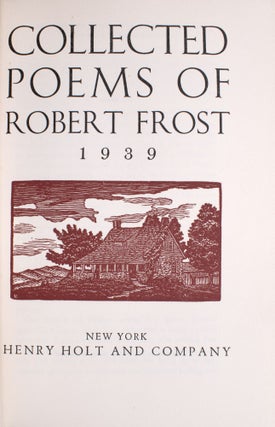 Collected Poems of Robert Frost 1939