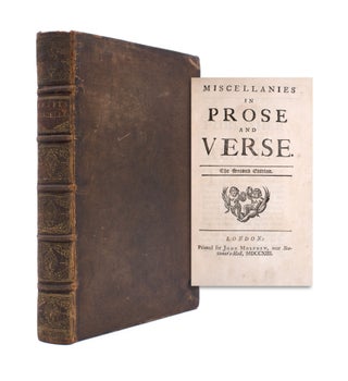 Item #333207 Miscellanies in Prose and Verse. Jonathan Swift