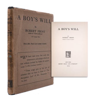 Item #333211 A Boy's Will. Robert Frost