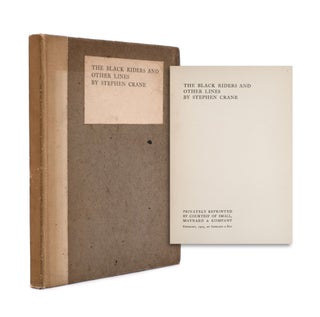 Item #333243 The Black Riders and Other Lines. Stephen Crane