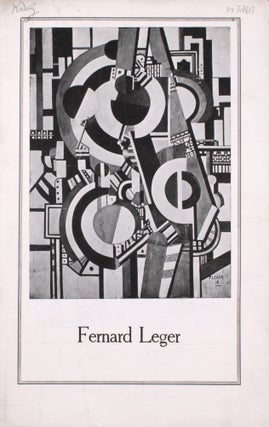 Item #333269 Fernard Leger [sic., i.e. Fernand]. Fernand Léger, Katherine S. Dreier, Karl...