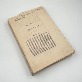 Item #333270 [Heavily-corrected proofs for the second edition of Salvin's Falconry in the British...