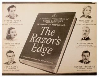Item #333302 Lobby cards for 20th Century Fox's Razor's Edge based on W. Somerset Maugham's Novel...