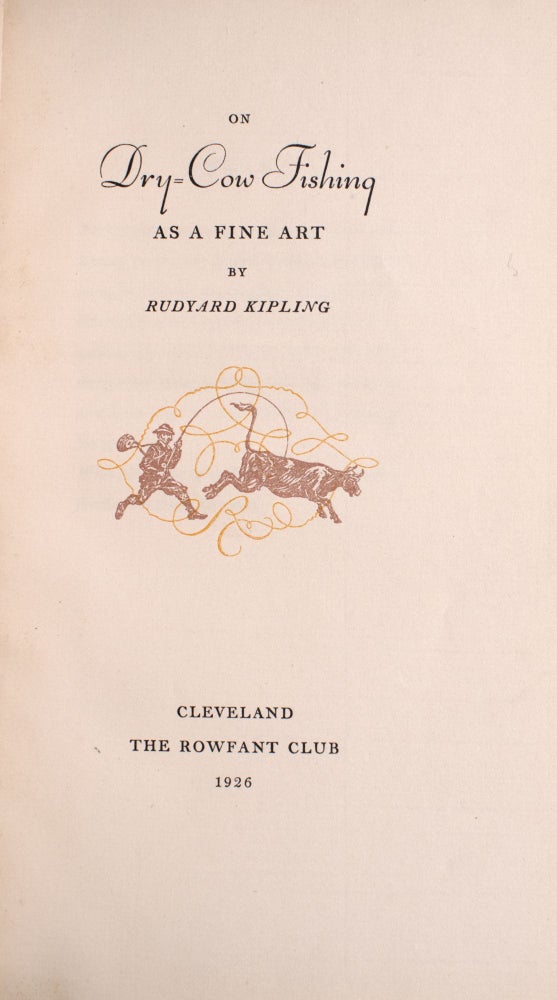 On Dry-Cow Fishing as a Fine Art