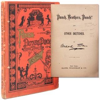 Item #333399 Punch Brothers Punch and Other Sketches. Samuel L. Clemens