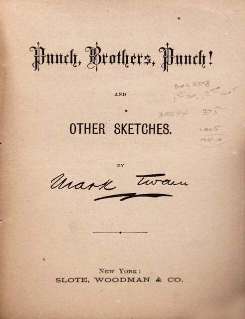 Punch Brothers Punch and Other Sketches