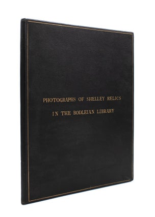 Item #333445 Photographs of the Shelley Relics. Percy Bysshe Shelley