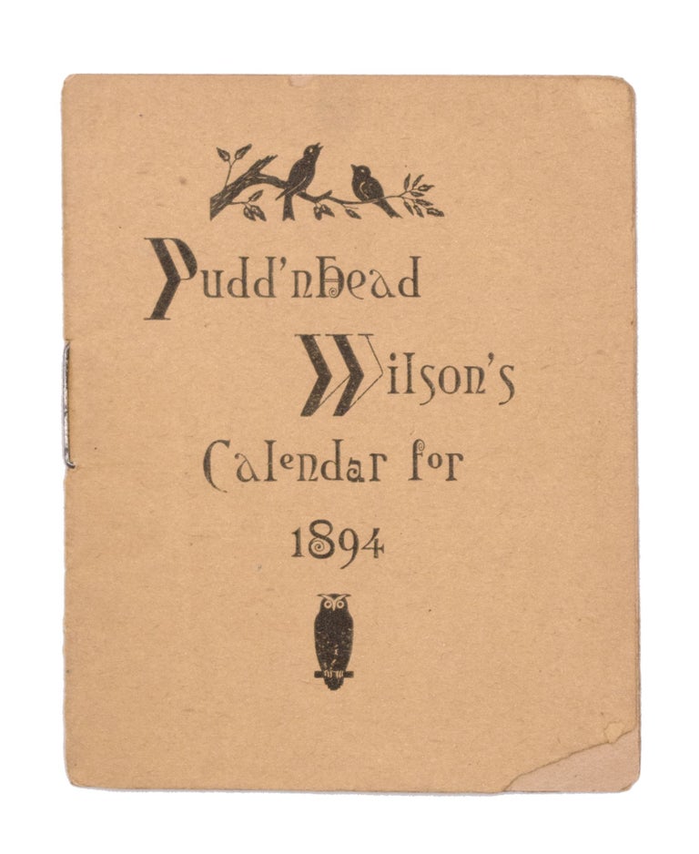 Pudd'nhead Wilson's Calendar for 1894