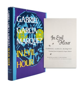 Item #333610 In Evil Hour. Gabriel García Márquez, Gregory Rabassa, trans