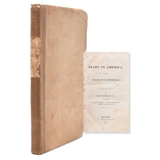 Item #33405 A Diary in America with Remarks on its Institutions. Capt Marryat, C. B., Frederick