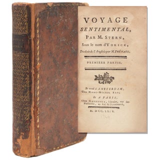 Item #334503 Voyage Sentimental Par M. Stern Sous le nom d'Yorick. Traduit de l'Anglois...