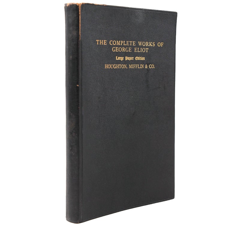 THE WRITINGS OF GEORGE ELIOT. Scenes of Clerical Life I. [Cover Title]: THE COMPLETE WORKS OF GEORGE ELIOT. Large Paper Edition