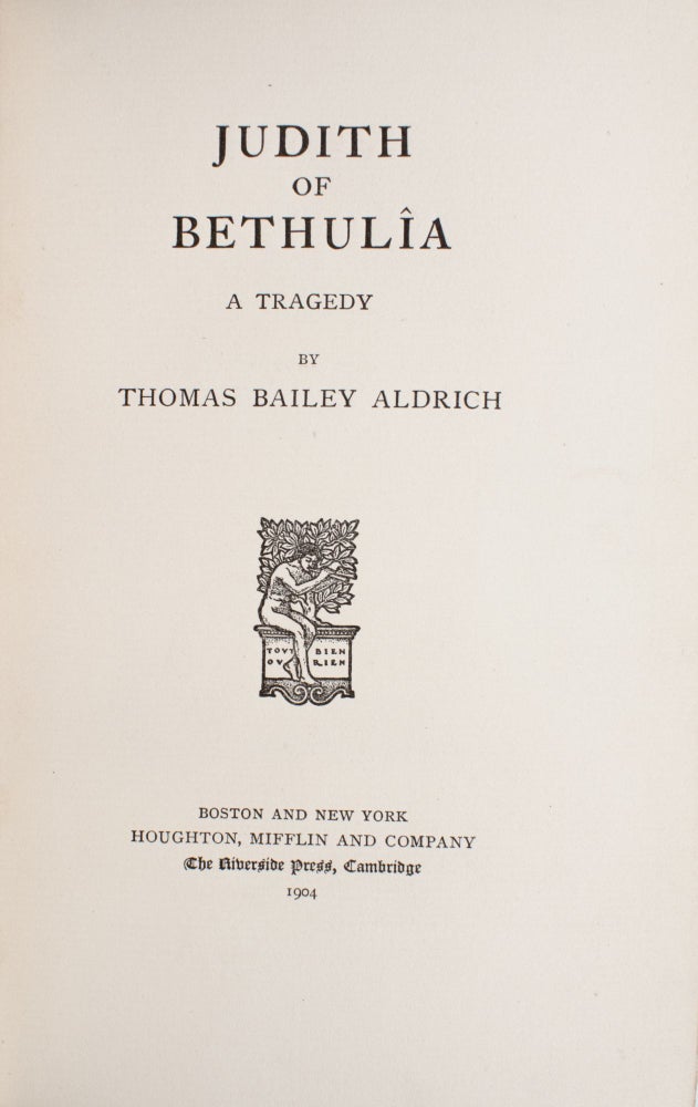 Judith of Bethulîa, A Tragedy