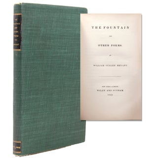 Item #334683 The Fountain and Other Poems. William Cullen Bryant