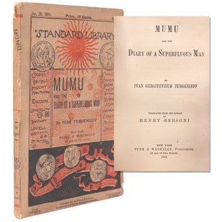 Item #334686 Mumu and the Diary of a Superfluous Man by Ivan Gergiyevitch Turgenieff. Translated...
