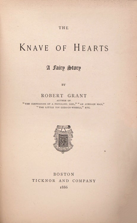 The Knave of Hearts. A Fairy Story
