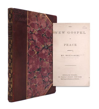 Item #334954 The New Gospel of Peace according to St. Benjamin ... [Bound with:] ... Book Second...