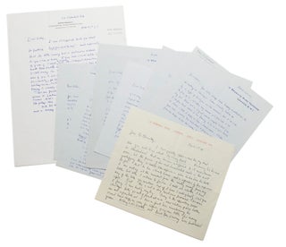 Item #3350 An Archive of 8 letters to the writer and editor Robie Macauley, including one from...