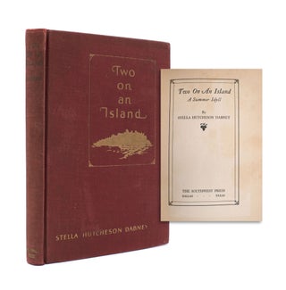 Item #335063 Two on an Island. A Summer Idyll. Canada, Stella Hutcheson Dabney