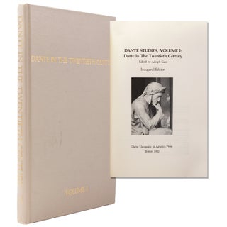 Item #338054 Dante Studies, Volume I. Dante in the Twentieth Century. Jorge Luis Borges, Adolph Caso