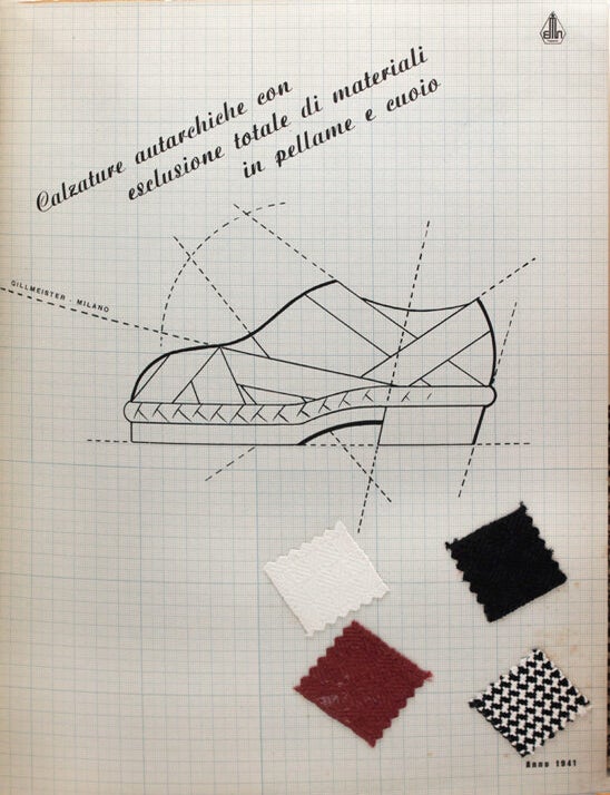 ESTRATTO DA DOCUMENTO MODA N. 1 - 1941- XIX - FASCICOLO CALZOLERIA [Cover title]. CALZOLERIA Anno 1941