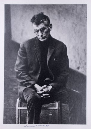 Item #338127 Photograph of the author, Signed. Samuel Beckett, Dmitri Kasterine