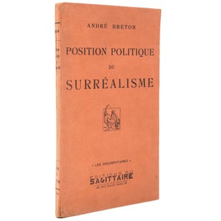 Item #338190 Position Politique du Surréalisme. Andre Breton
