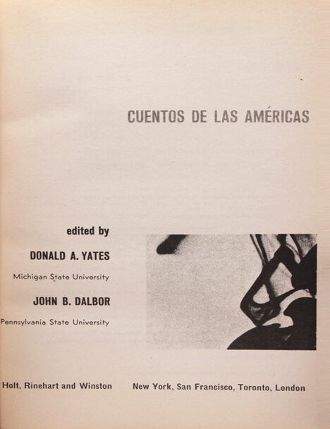 Imaginación y Fantasía. At head of title: Cuentos de las Américas ...