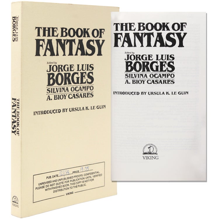 The Book of Fantasy. … Introduced by Ursula K. Le Guin