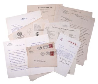 Item #338417 Archive of Letters From Various Publishers, Agents, and Authors, to Author Ella...