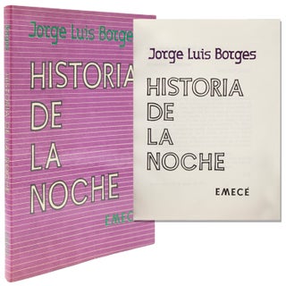 Item #338442 Historia de la Noche. Jorge Luis Borges