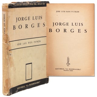 Item #338488 Jorge Luis Borges. Jorge Luis Borges, José Luis Ríos Patrón