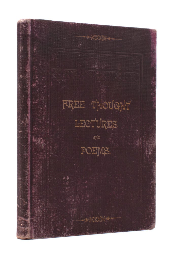 Free Thought Lectures! and Poems