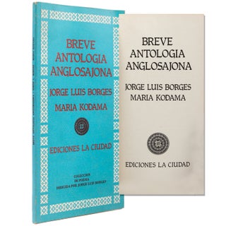 Item #338520 Breve Antologia Anglosajona. Jorge Luis Borges, María KODAMA