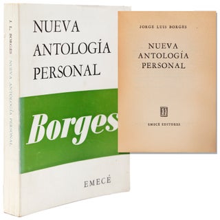Item #338524 Nueva antología personal. Jorge Luis Borges