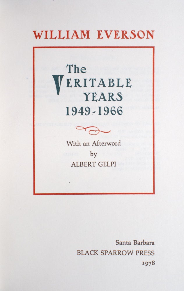 The Veritable Years: 1949-1966