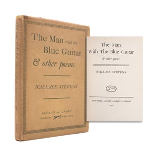 Item #338629 The Man with the Blue Guitar & Other Poems. Wallace Stevens