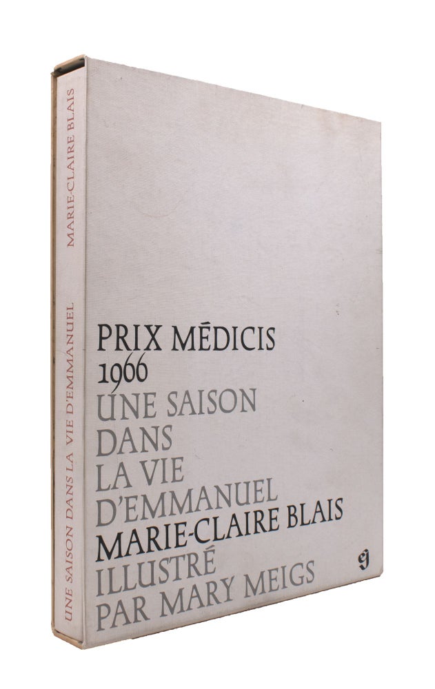 Une Saison Dans La Vie D'emmanuel. Roman Prix Medicis 1966. Illustrations Originales de Mary Meigs