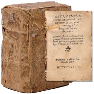 Item #338709 testamentum novum iuxa vetere translationem & greça exeplaria recognitu ac...