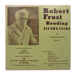 Item #338724 Robert Frost Reading His Own Poems. Robert Frost