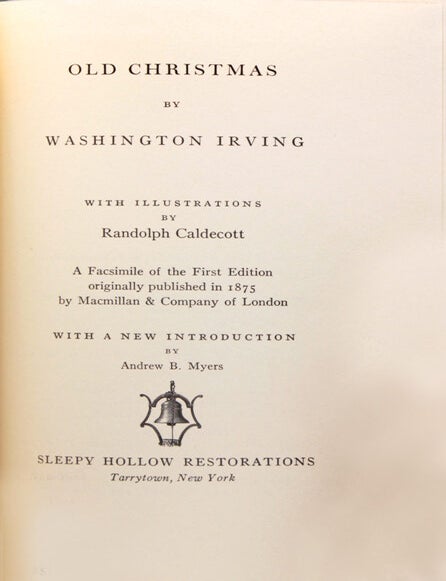 Old Christmas...With a new Introduction by Andrew B. Myers