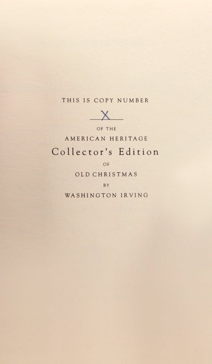 Old Christmas...With a new Introduction by Andrew B. Myers