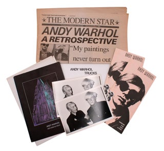 Item #338817 A Taste of Warholia [Andy Warhol ephemera collection]. Andy Warhol