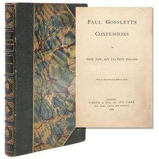 Item #339019 Paul Gosslett's Confessions in Love, Law and the Civil Serrvice. Charles Lever