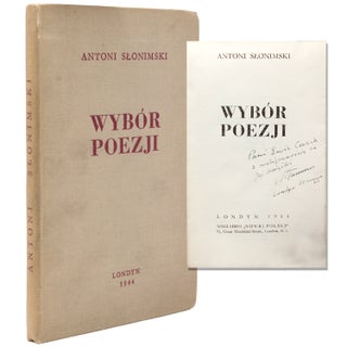 Item #339271 Wybór Poezjic (Selected Poems). Antoni Slonimski